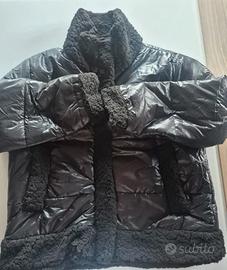 Giubbino Donna nero Tg. XL  in ecopelliccia