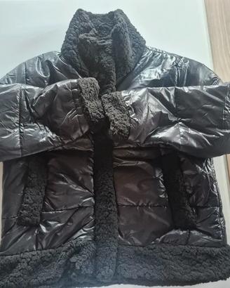 Giubbino Donna nero Tg. XL  in ecopelliccia