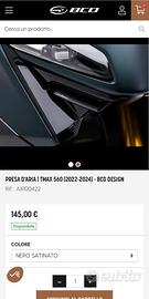 Presa d’aria tmax 560 BCD