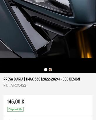 Presa d’aria tmax 560 BCD