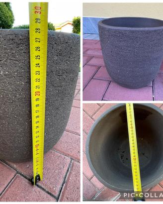 Vaso in cenento 28 cm