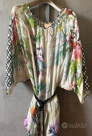 Abito in seta multicolor tg 44 IT