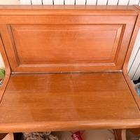 Cassapanca in legno 84,5 x 53 x 79,5