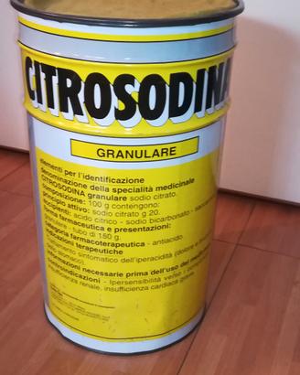 Bidone Citrosodina da Collezione Vintage