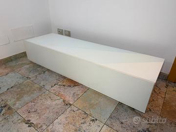 Cassettiera bianca porta TV