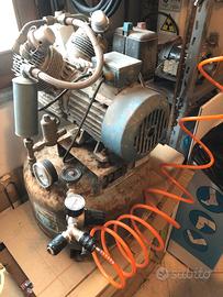 Compressore a secco DURR+Pompa Acqua Jacuzzi