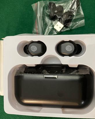 Cuffie auricolari Bluetooth con power bank
