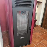 Stufa a pellet Qlima Fiorina 74 S-LINE Red Slim 8,