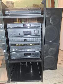 Impianto stereo aiwa
