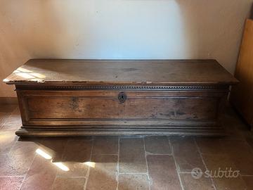 Cassapanca panca contenitore in legno massello