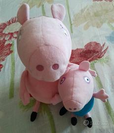 peluches Peppa Pig e George fratellino 