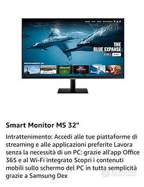 Monitor Smart Samsung 32”, S32AM500NR