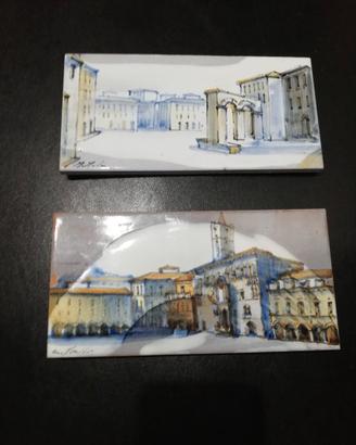 Mattonelle di vietri dipinte a mano