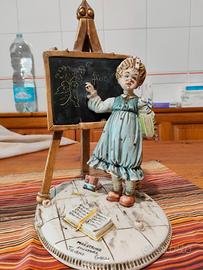 Maestrina Tiziano Galli porcellana Capodimonte