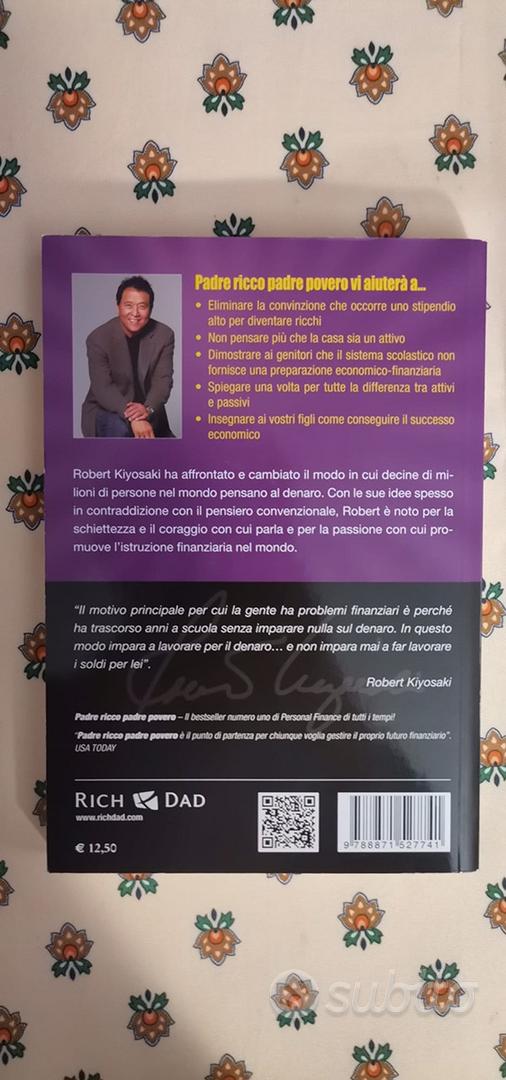 Libro Padre Ricco Padre Povero Robert Kiyosaki edizione new xxi