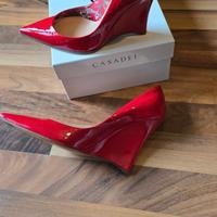 Scarpe Casadei vernice rossa