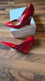 Scarpe Casadei vernice rossa