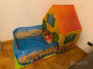 Casetta bambini con giardino