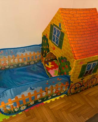Casetta bambini con giardino