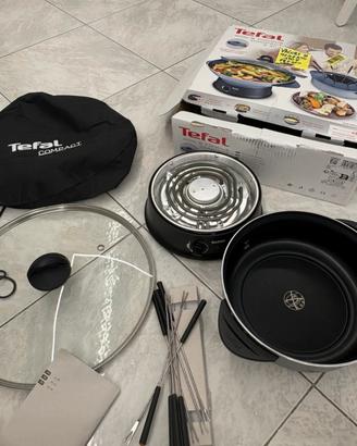 Tefal wok e fonduta elettrica 2 in 1, 8 persone
