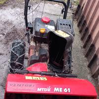 Fresa da neve ,bistadio, MTD mod. ME 61.