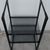 Mobiletto acciaio multi uso HI FI TV