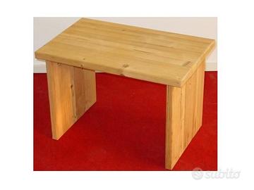 tavolino in abete spazzolato