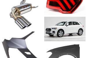 Audi Q3 musata cofano paraurti fanale freni s-line
