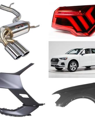 Audi Q3 musata cofano paraurti fanale freni s-line