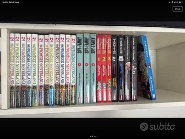 Manga promised neverland , spyxfamily, farytail…