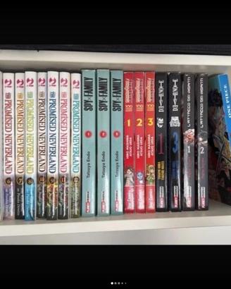 Manga promised neverland , spyxfamily, farytail…