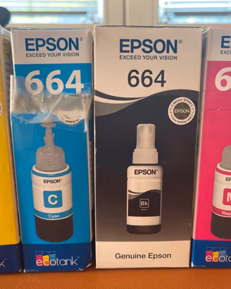 Cartucce originali epson Ecotank serie 664