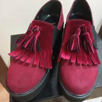 scarpe invernali donna bordeaux 