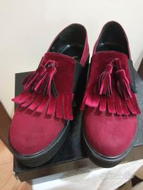 scarpe invernali donna bordeaux 
