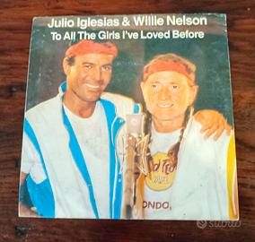 45 giri Julio Inglesias e Willie Nelson