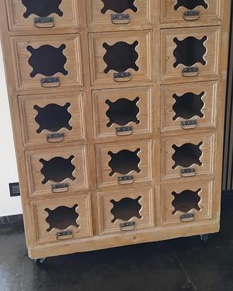 Mobile antico Drogheria Merceria anni 50