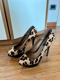 Scarpe con tacco Zara animalier cavallino