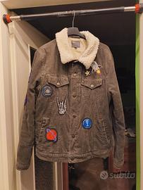 Giacca in velluto con toppe Asos 