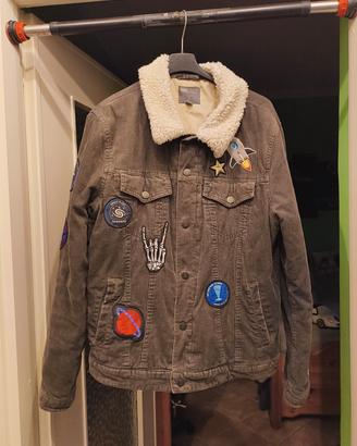 Giacca in velluto con toppe Asos 