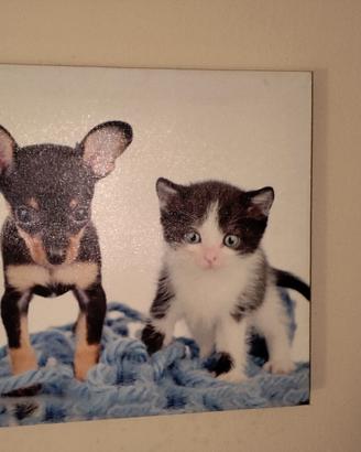 quadro/tela/puzzle unicorno 