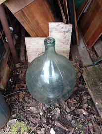 Vecchia damigiana d, Arredamento da 54litri.