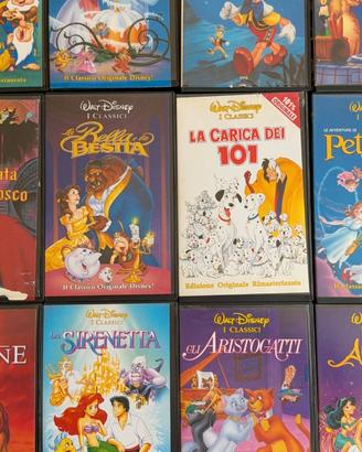 Cassette Grandi Classici della Walt Disney.