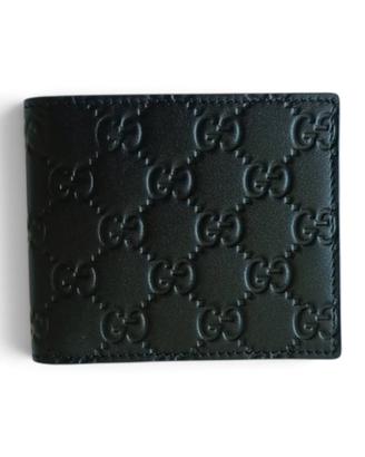 Portafoglio Gucci GG Emblem Bi-fold Pelle Nera