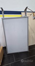 INSEGNA A BANDIERA 90×60 cm BIFACCIALE in ALLUMINI