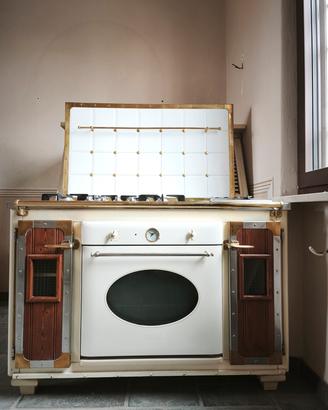 monoblocco cottura e cappa Marchi Cucine