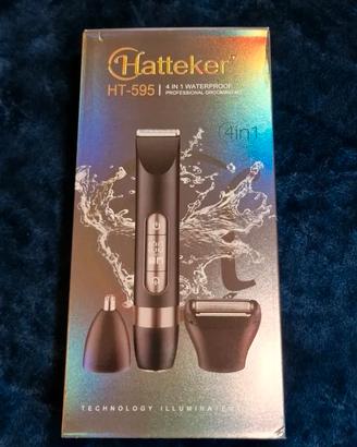 Hatteker HT-595 Regolabarba e Body Groomer 4 in 1