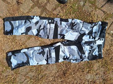 pantaloni moto enduro cross  mimetici