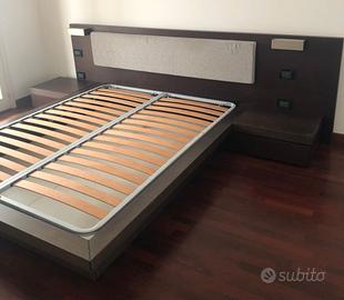letto matrimoniale con cassettone