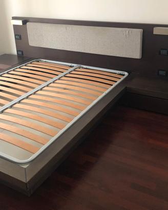 letto matrimoniale con cassettone
