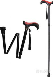 Bastone Stampella Pieghevole per Adulti e Anziani